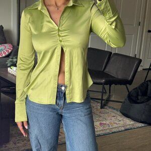 Target Women's Green Blouse